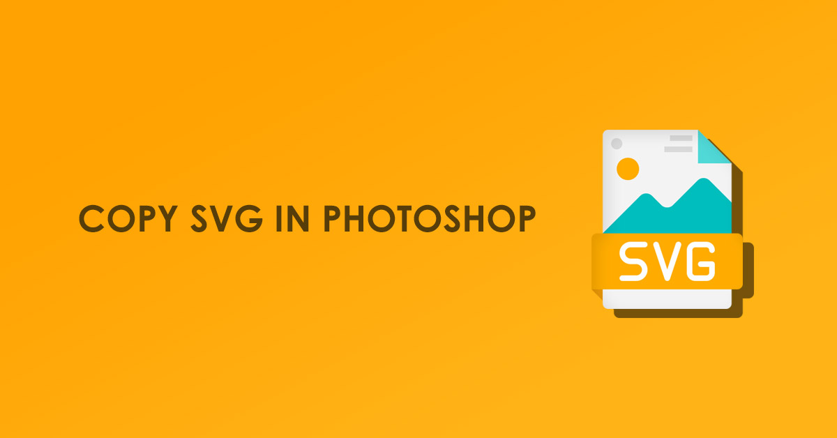 what does copy svg mean in photoshop