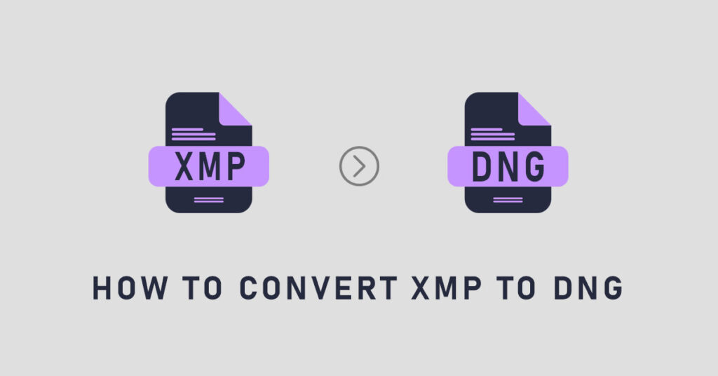 convert xmp to dng