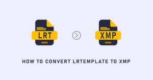 how to convert lrtemplate to XMP